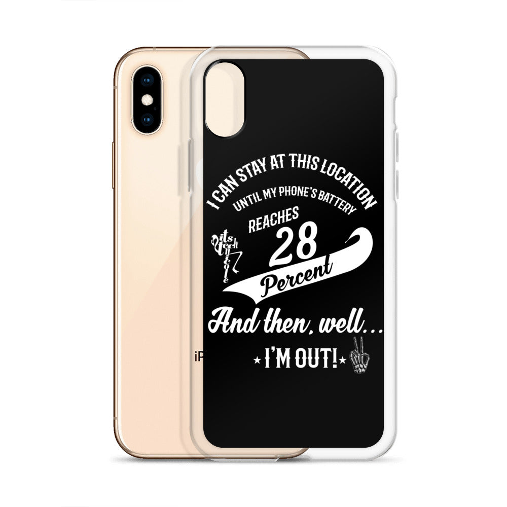 28% Battery iPhone Case