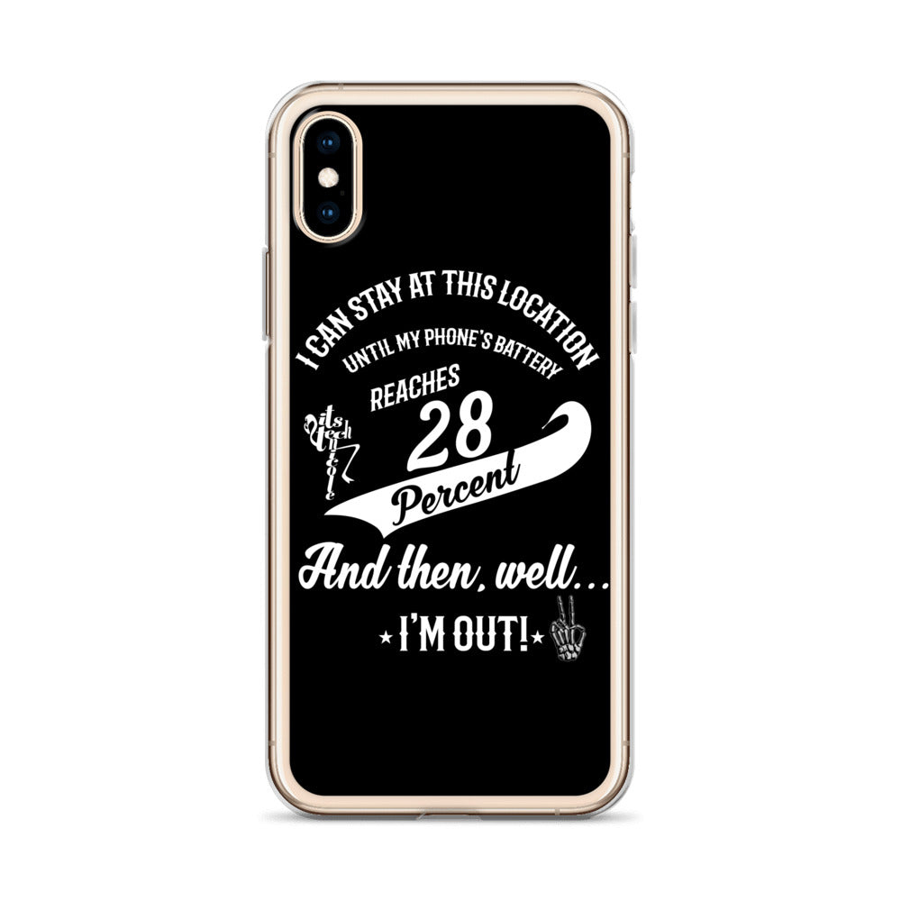 28% Battery iPhone Case