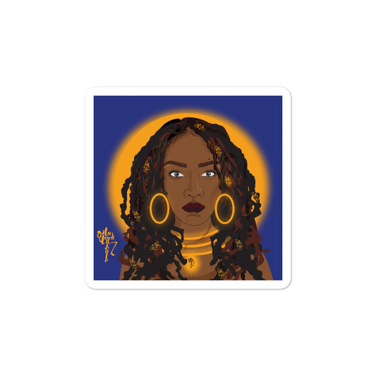 Loc'd Bubble-free stickers