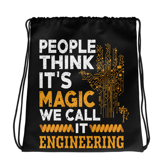 Engineering Drawstring bag