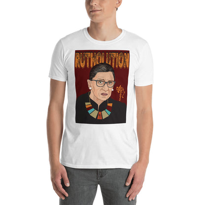 Ruth Bader Ginsburg Tribute Art Short-Sleeve Unisex T-Shirt