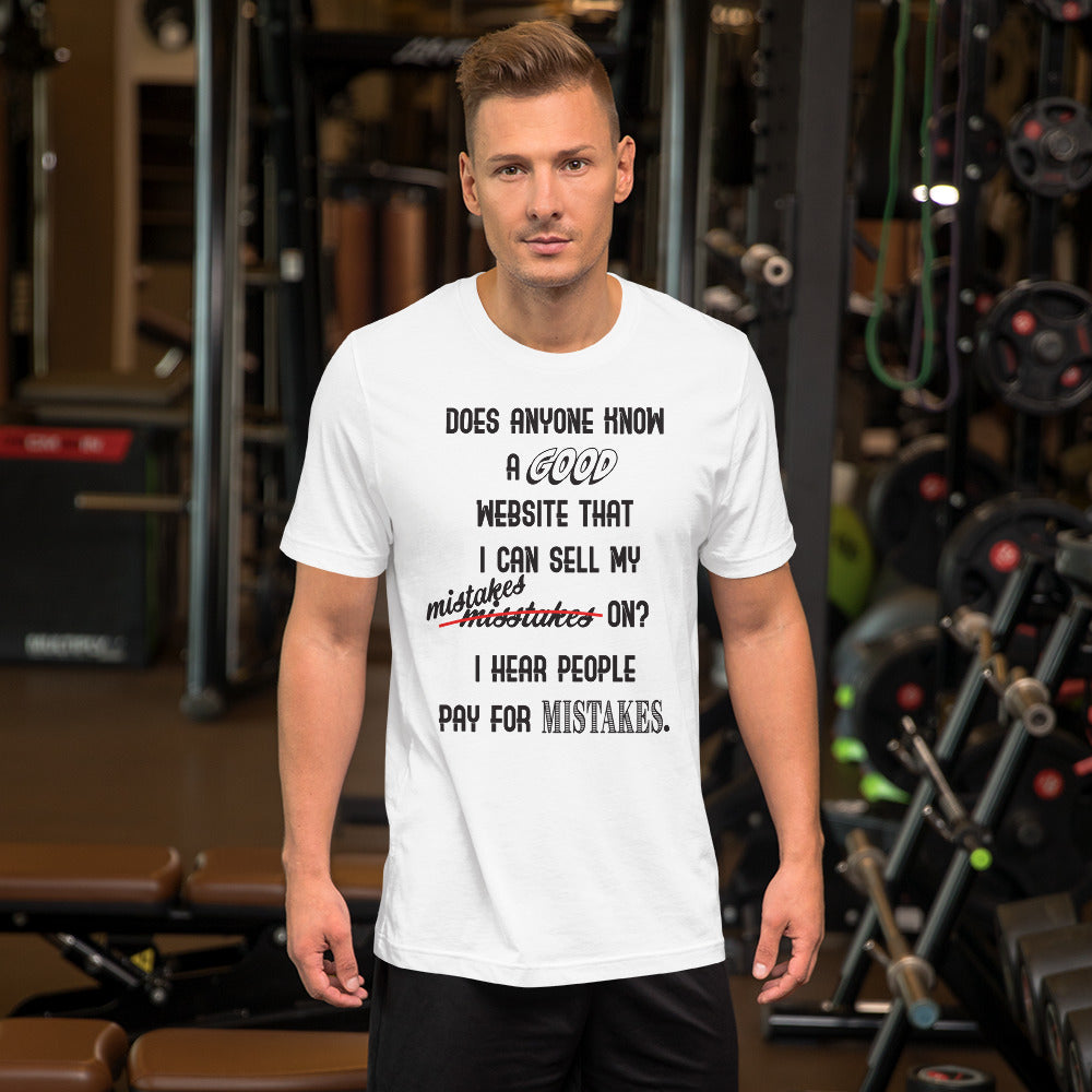 Mistakes Short-Sleeve Unisex T-Shirt
