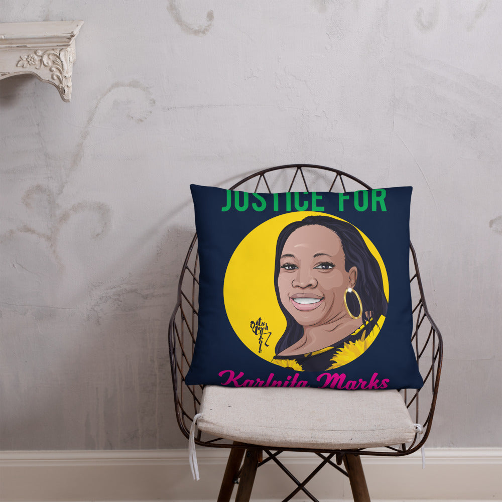 Justice for Karlnita Marks Pillow