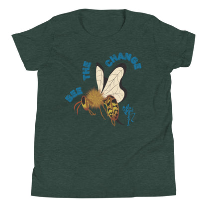 Bee The Change Youth Short Sleeve T-Shirt