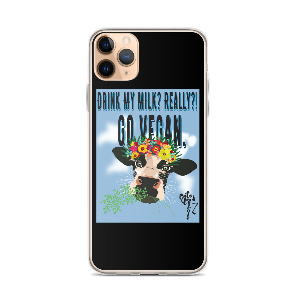 Go Vegan iPhone Case