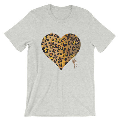 Leopard Heart Short-Sleeve Standard T-Shirt
