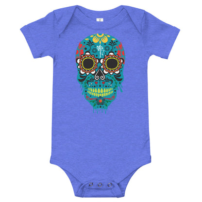 Dia de los Muertos Azul Onesie