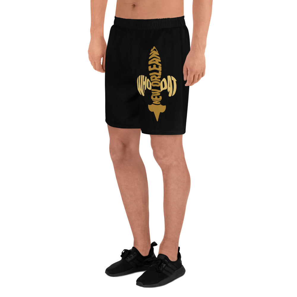 Who Dat?!?! Men's Athletic Long Shorts