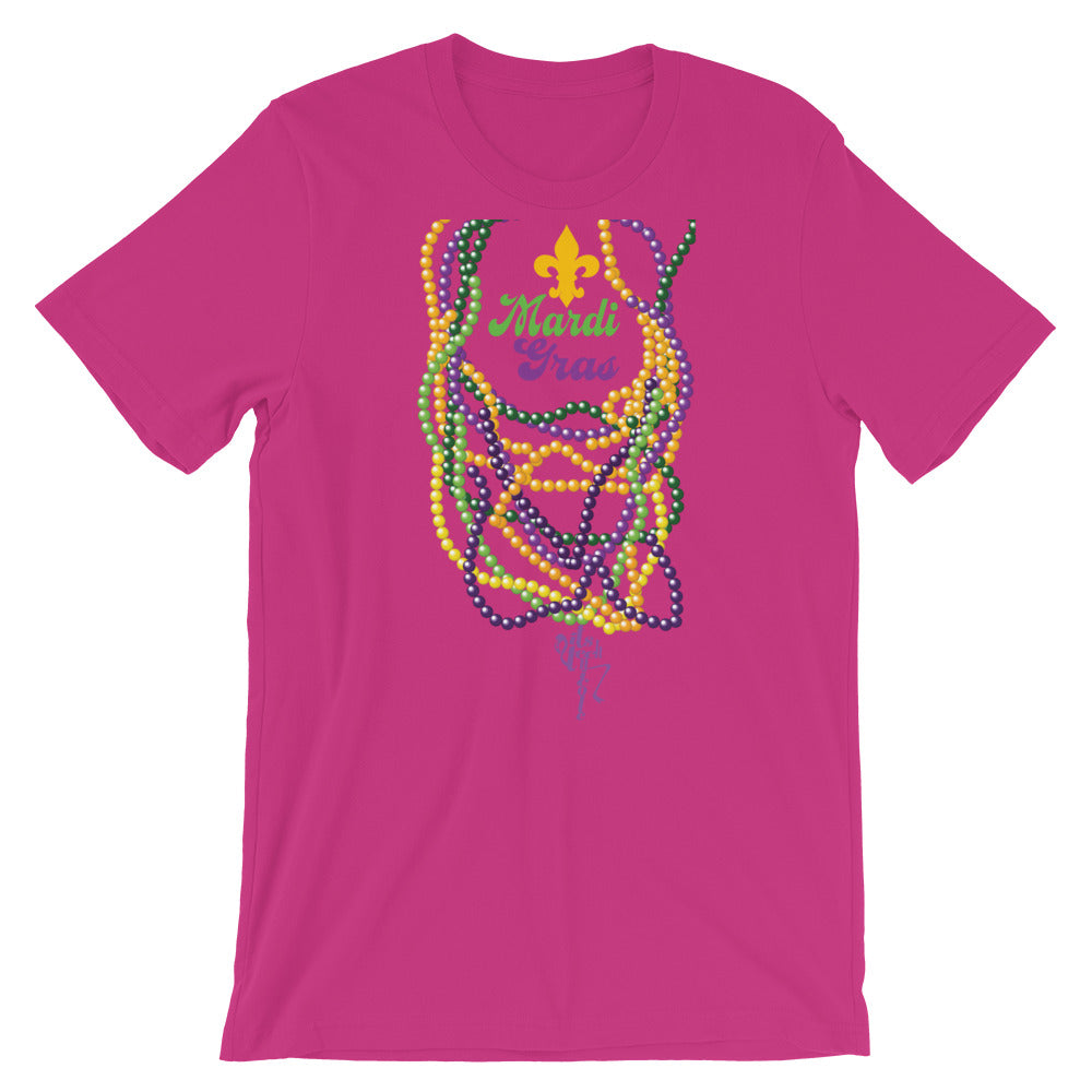 Mardi Gras Beads (Dark) T-Shirt