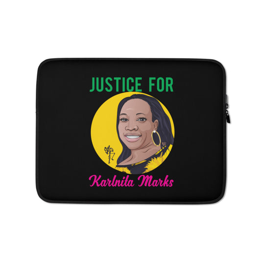 Justice for Karlnita Marks Laptop Sleeve
