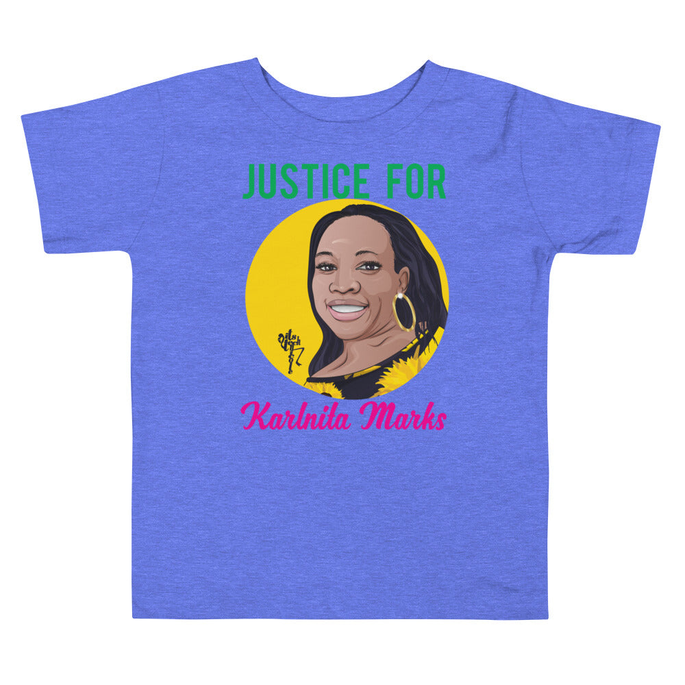 Justice for Karlnita Marks Toddler Short Sleeve Tee
