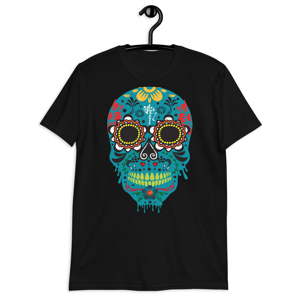 Dia de los Muertos Azul Short-Sleeve Unisex T-Shirt