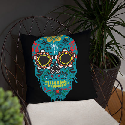 Dia de los Muertos Azul Pillow