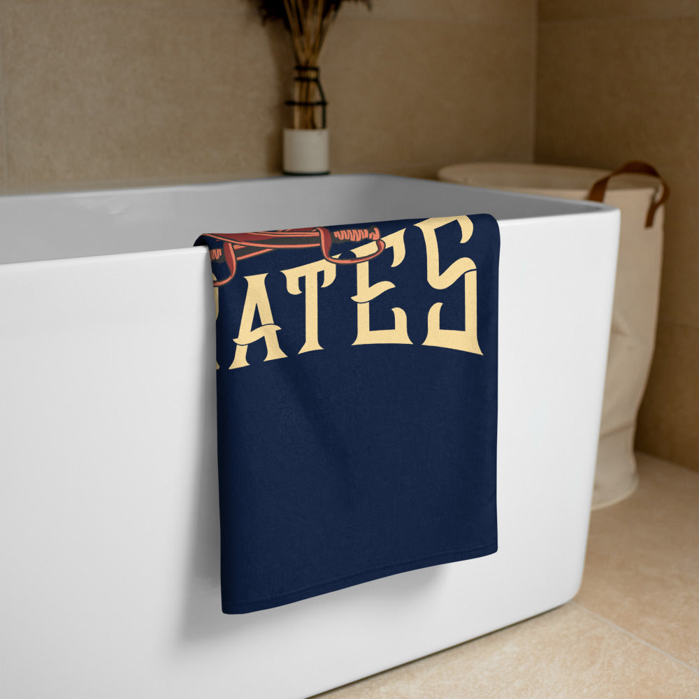 Caribbean Sea Pirates Towel