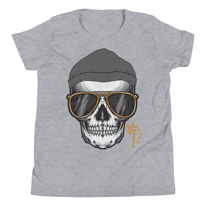 Skull and Beanie Youth Short Sleeve T-Shirt