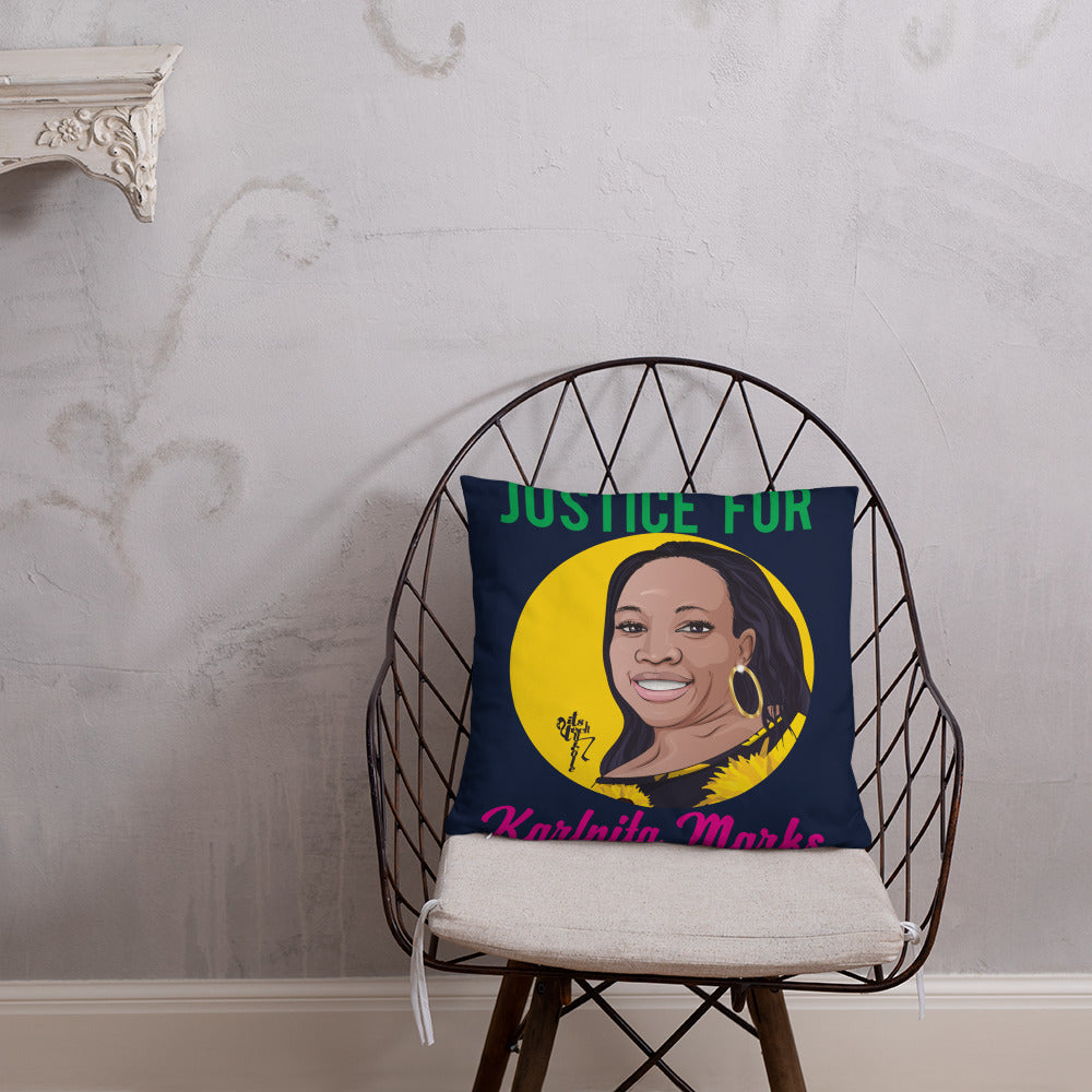 Justice for Karlnita Marks Pillow