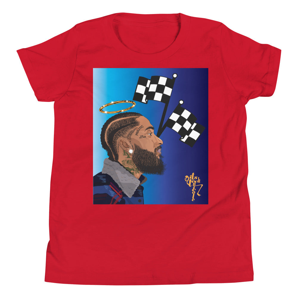 Nipsey Hussle Youth Short Sleeve T-Shirt