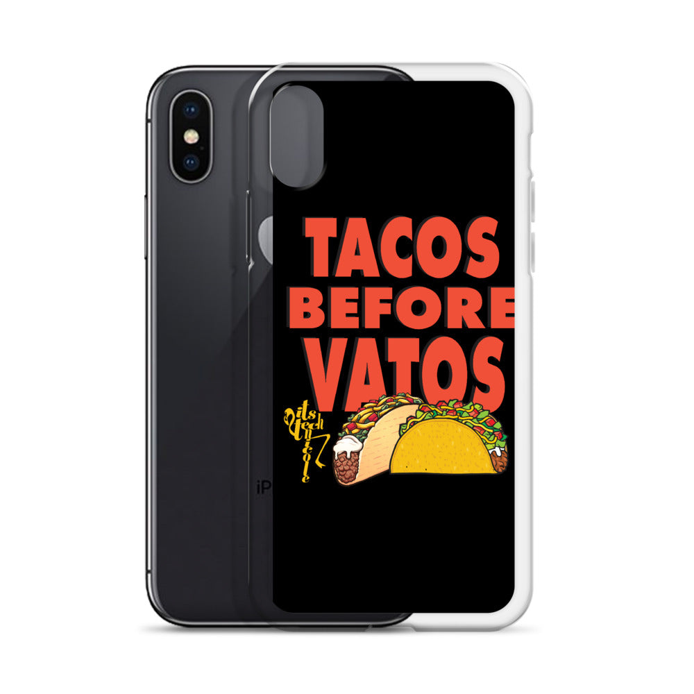 Tacos Before Vatos iPhone Case