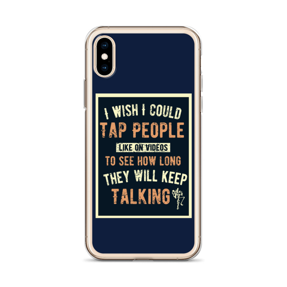 Stop Talking! iPhone Case
