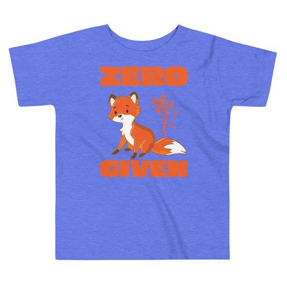 Zero Fox Given Toddler Short Sleeve Tee