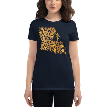 Louisiana Leopard Short Sleeve T-shirt