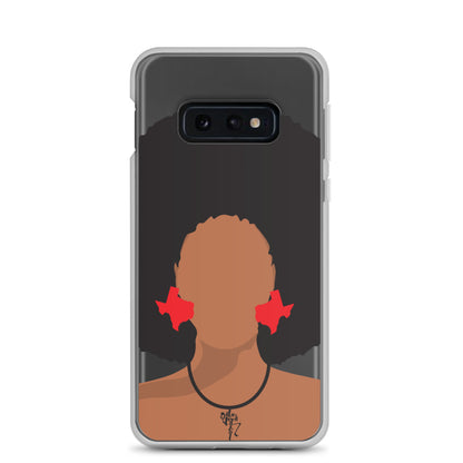 Melanin Poppin' with Texas Earrings Samsung Case