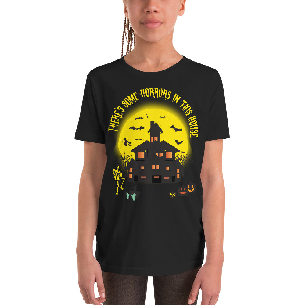 There's Some Horrors in this House....Youth Short Sleeve T-Shirt