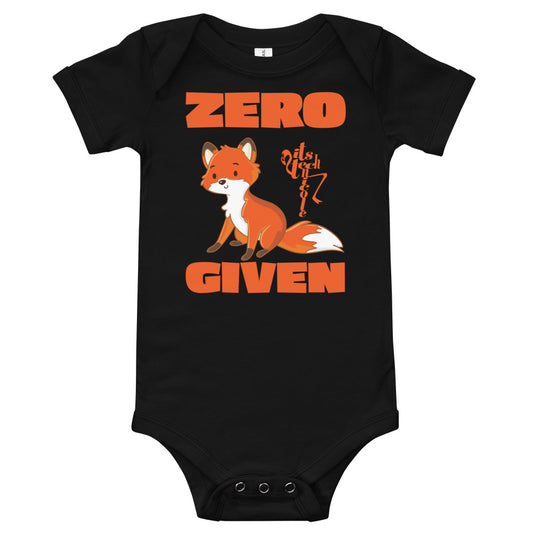 Zero Fox Given Onesie