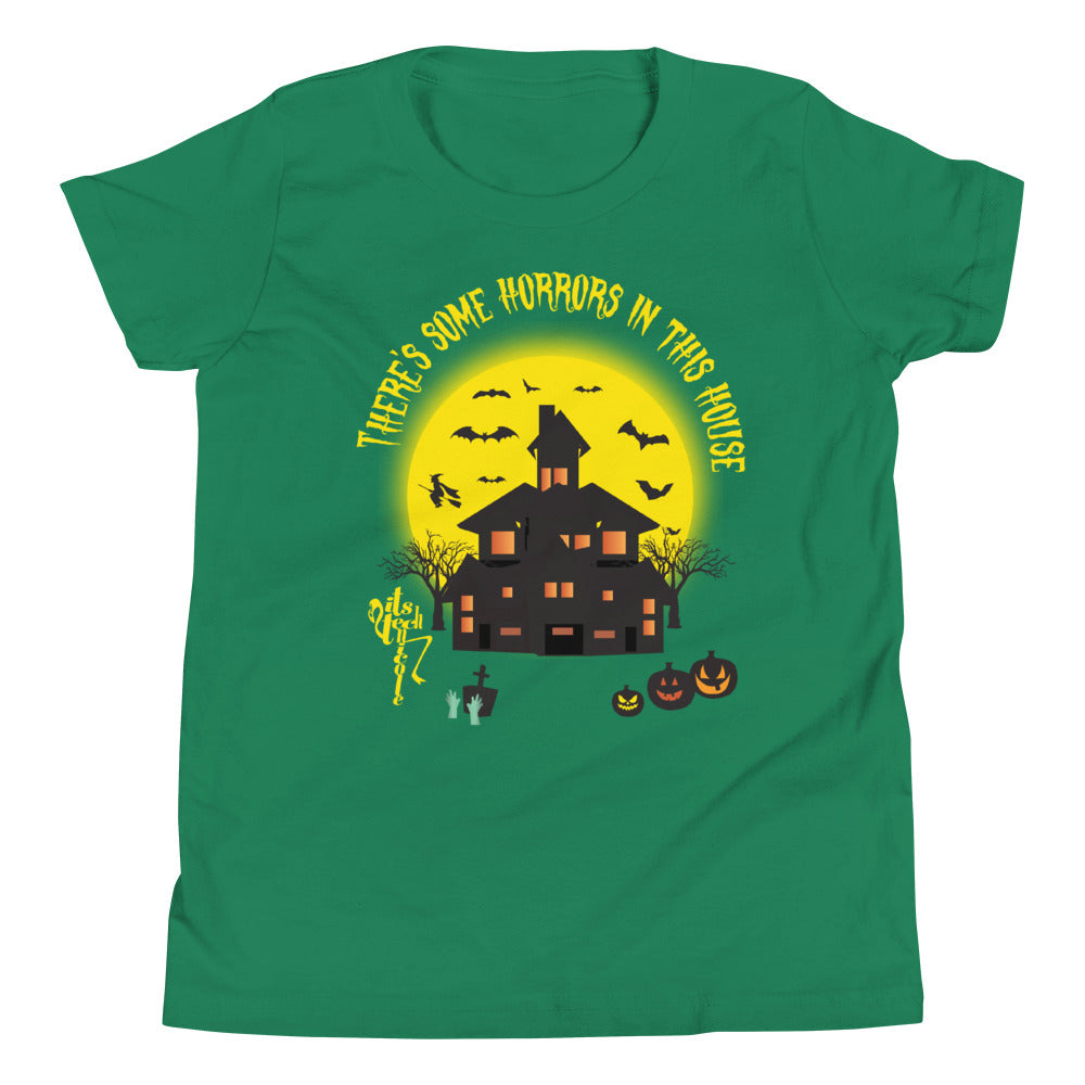There's Some Horrors in this House....Youth Short Sleeve T-Shirt