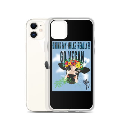 Go Vegan iPhone Case