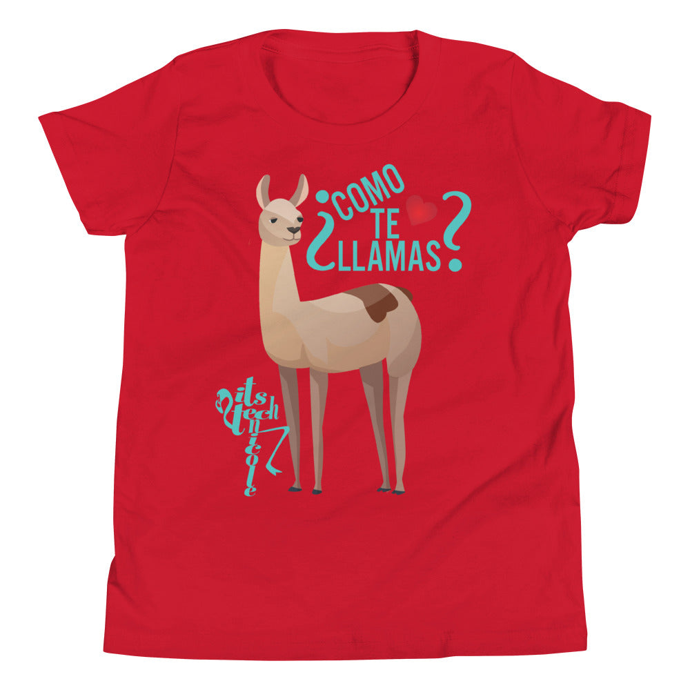 Como Te Llamas Youth Short Sleeve T-Shirt