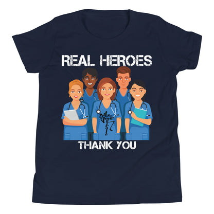 Real Heroes...Thank You Youth Short Sleeve T-Shirt