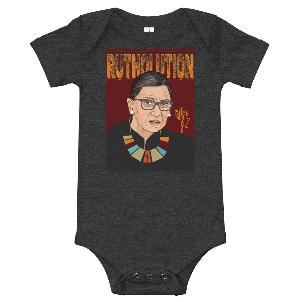 Ruth Bader Ginsburg Tribute Art Onesie
