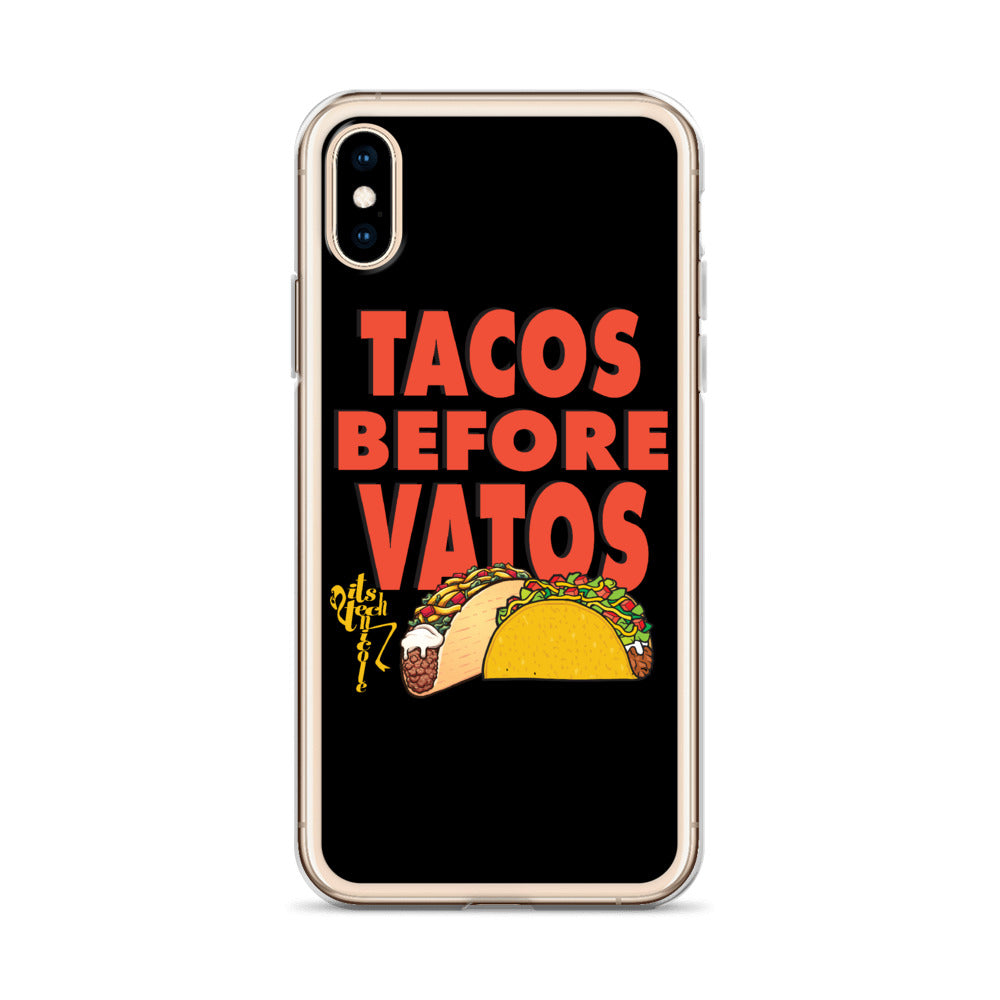 Tacos Before Vatos iPhone Case