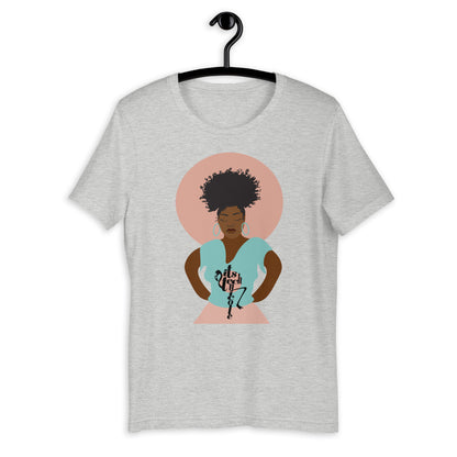 Peach and Mint Short-Sleeve Unisex T-Shirt
