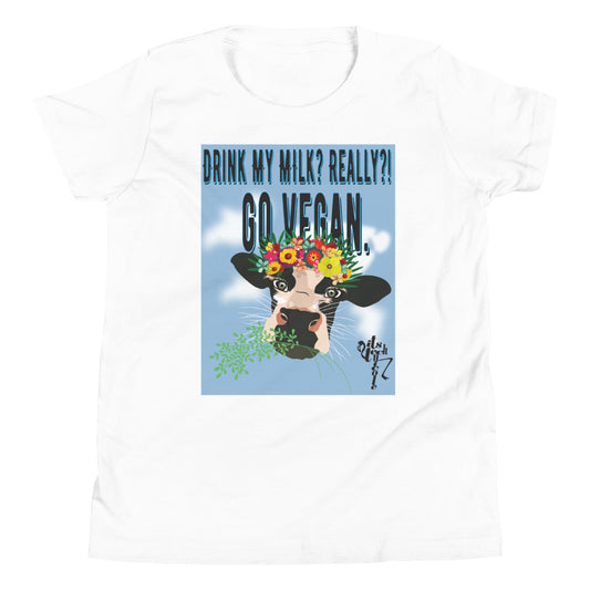 Go Vegan Youth Short Sleeve T-Shirt