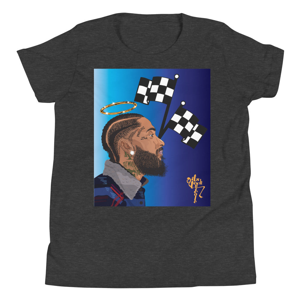 Nipsey Hussle Youth Short Sleeve T-Shirt