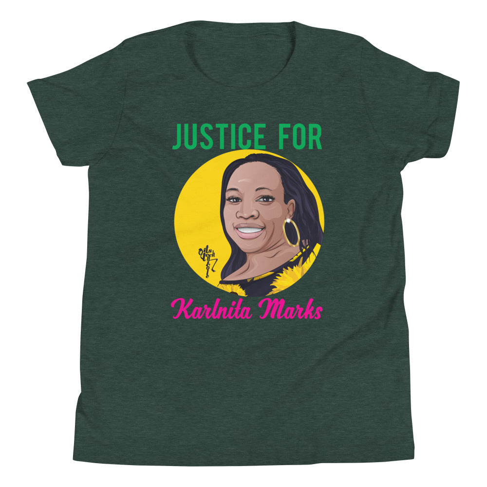 Justice for Karlnita Marks Youth Short Sleeve T-Shirt