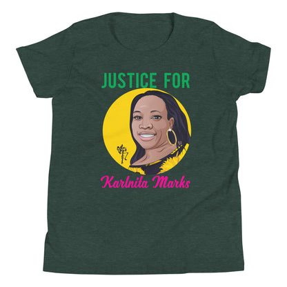 Justice for Karlnita Marks Youth Short Sleeve T-Shirt
