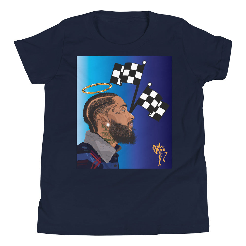 Nipsey Hussle Youth Short Sleeve T-Shirt