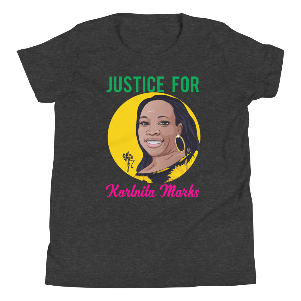 Justice for Karlnita Marks Youth Short Sleeve T-Shirt