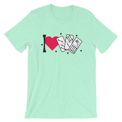 I Love Bones, Domino Player T-Shirt