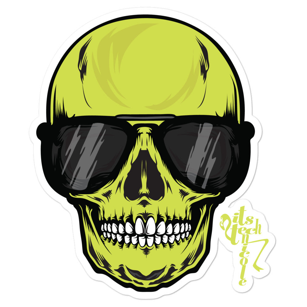 95 Skull Bubble-free stickers