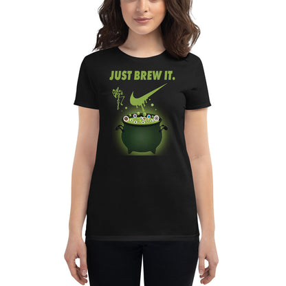 Just Brew It! Women's short sleeve t-shirt