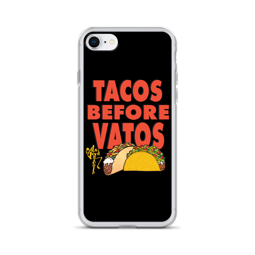Tacos Before Vatos iPhone Case
