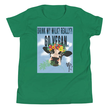 Go Vegan Youth Short Sleeve T-Shirt