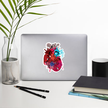 Itstechnicole Art Heart Bubble-free stickers