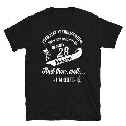 28% Battery Short-Sleeve Unisex T-Shirt