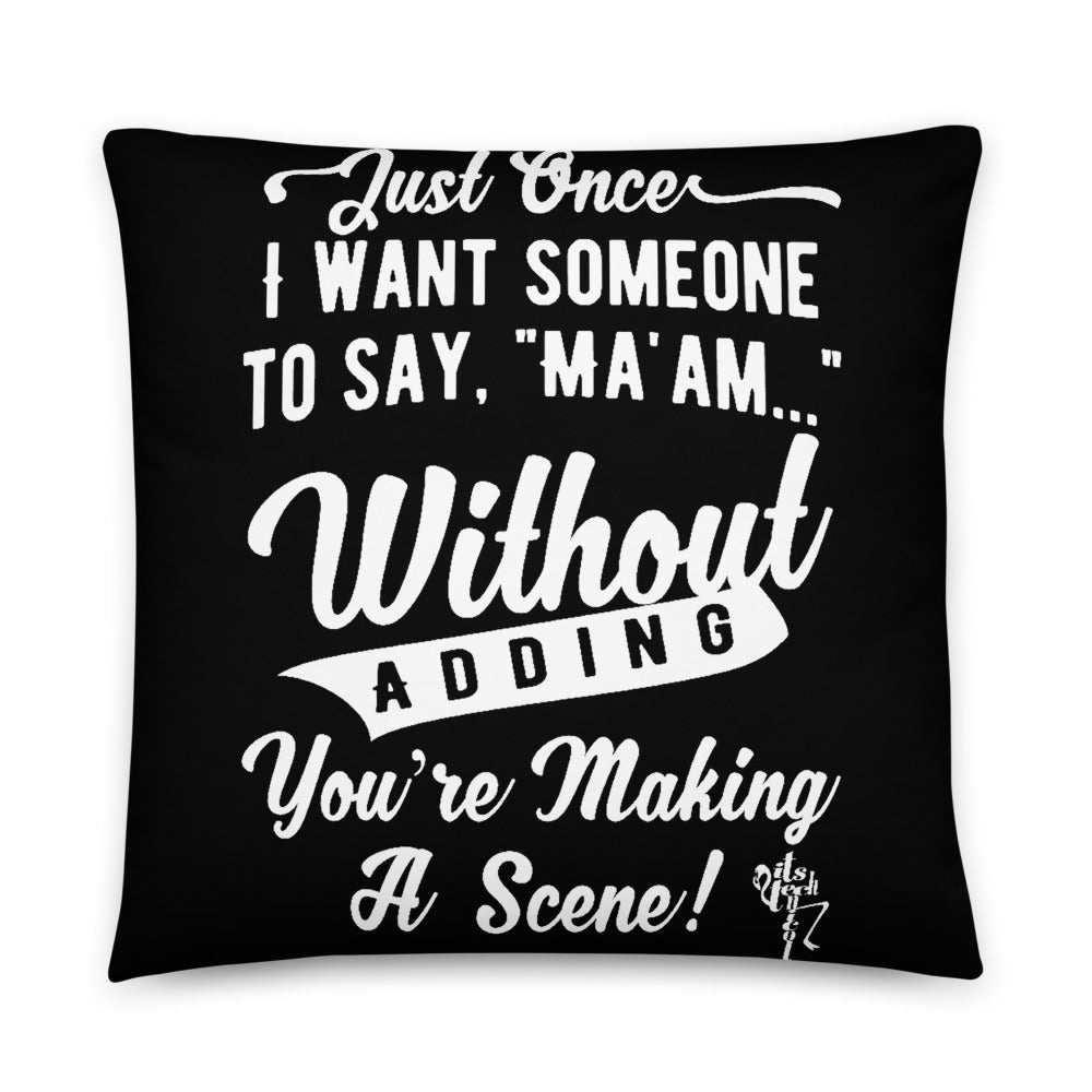 Making a Scene Pillow