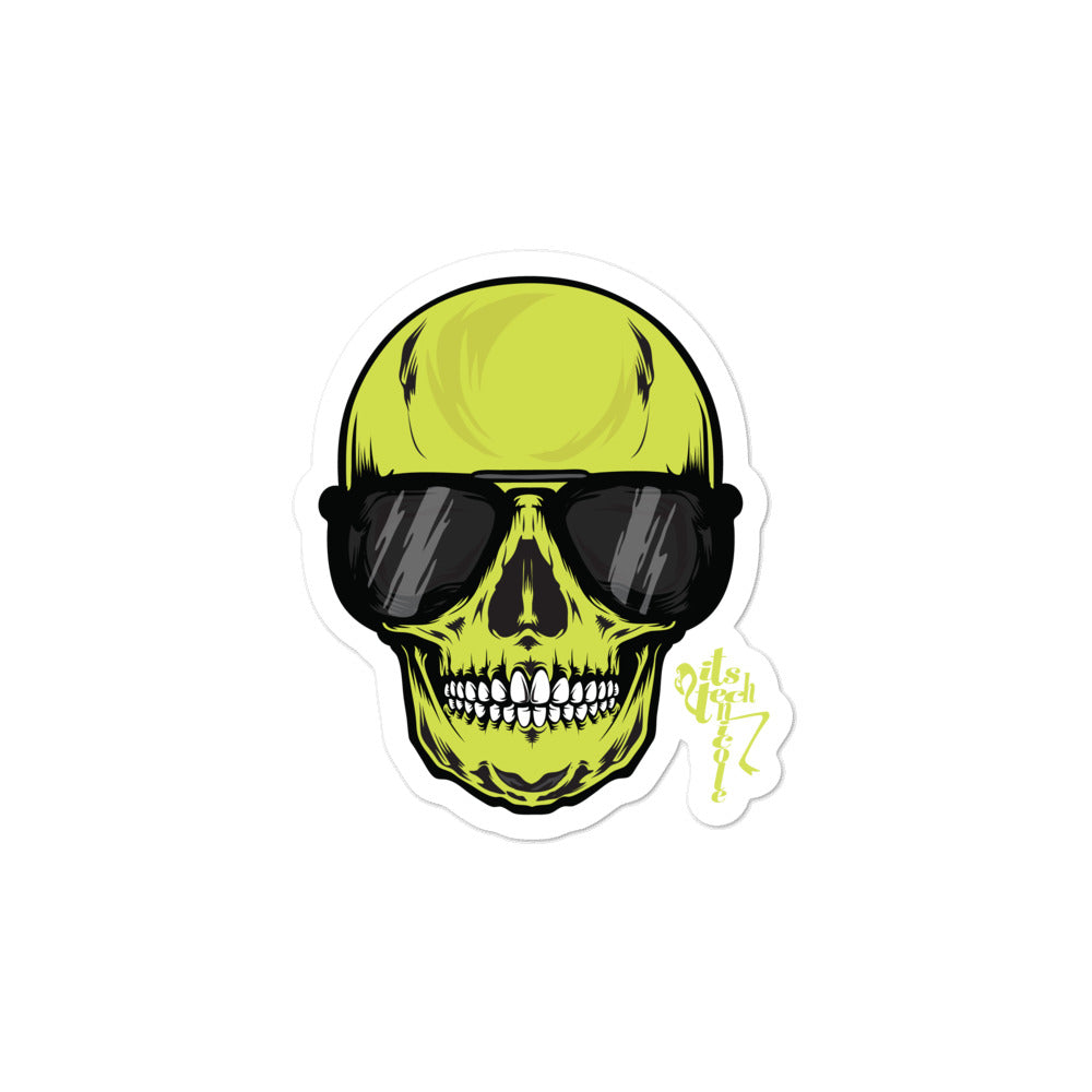 95 Skull Bubble-free stickers